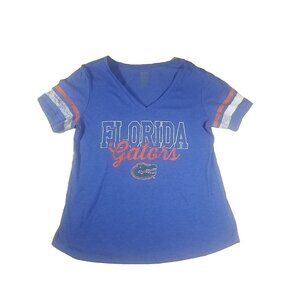 Women's Florida Gators Football Ladies Tshirt V-neck Shirt Size S Vintage Style